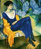 N.Altman. Portrait of the Poetess Anna Akhmatova. 1914